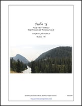 Psalm 23 Vocal Solo & Collections sheet music cover